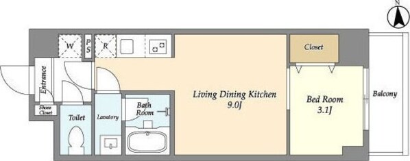 ドゥーエ町屋IIの物件間取画像